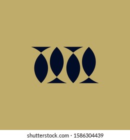 Premium fish logo design. Abstract icon fish vector illustration
