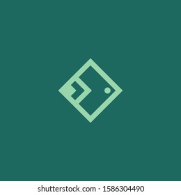 Premium fish logo design. Abstract icon fish vector illustration