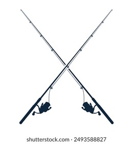 Premium Fishing Rod Vector Illustration, Professional Fishing Rod Graphic, Detailed Fishing Rod Vector Artwork,