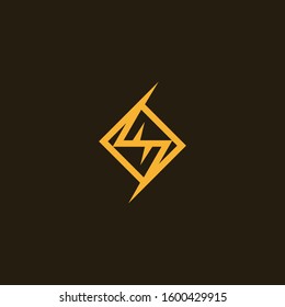 Premium Flash Logo design. Abstract Vector Thunder, electric and bolt lightning 