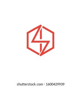 Premium Flash Logo design. Abstract Vector Thunder, electric and bolt lightning 