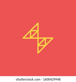 Premium Flash Logo design. Abstract Vector Thunder, electric and bolt lightning 