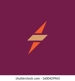 Premium Flash Logo design. Abstract Vector Thunder, electric and bolt lightning 