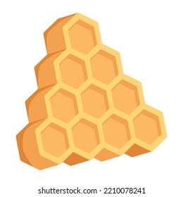 Premium-flaches Icon-Design von Bienenwachs 