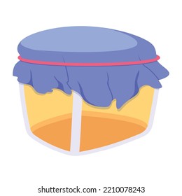 Diseño de icono plana premium de cera de abejas 