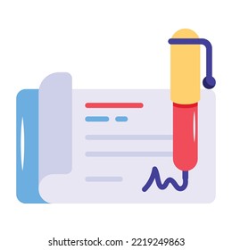 Premium flat icon of online transaction 