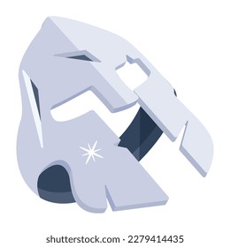 Premium flat icon of a spartan ring 