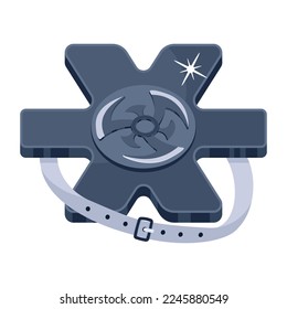 Premium flat icon of sword belt 