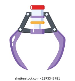 Premium flat vector design of mechanical device 