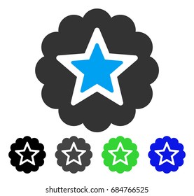 Premium flat vector icon. Colored premium gray, black, blue, green pictogram versions. Flat icon style for graphic design.