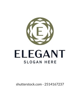 Premium Floral Insignia Template for Elite Brand Identity