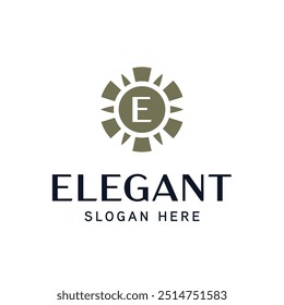 Premium Floral Insignia Template for Elite Brand Identity