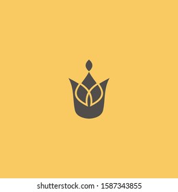 Premium flower logo design. Luxury flower abstract vector. jewel boutique vector sign