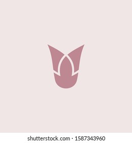 Premium flower logo design. Luxury flower abstract vector. jewel boutique vector sign