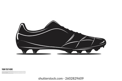 Premium Football Boot Icon. High Quality Vector Illustration in Flat Design