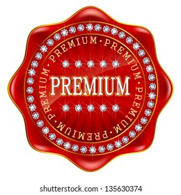 Premium frame emblem medal