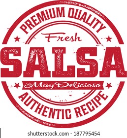 Premium Fresh Mexican Salsa Stamp