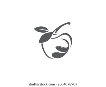 premium fruit logo design vector, vector and illustration,
