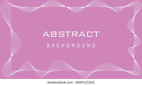 Premium Fuchsia Pink color background design with diagonal line, geometric wave border, vector wavy line background for poster, banner, web design
 Adlı Stok Vektör
