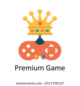 Premium Game Vector  Flat Icon Design illustration. Sports and games  Symbol on White background EPS 10 File