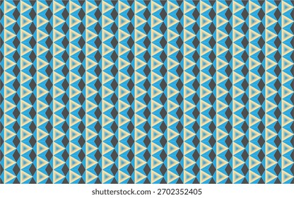 Premium geometric pattern in blue,gold, and gray colors,arranged with repeating triangle shapes.Perfect for luxury packaging, interior wallpaper, fashion fabric, branding, and stylish graphic design.
