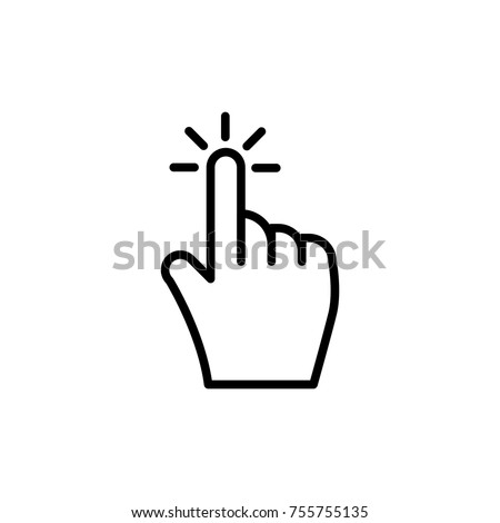Premium gesture icon or logo in line style. High quality sign and symbol on a white background. Vector outline pictogram for infographic, web design and app development.