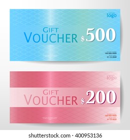 Premium Gift Voucher Template vector illustration eps 10