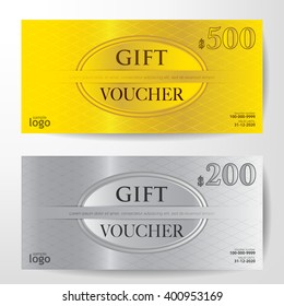 Premium Gift Voucher Template vector illustration eps 10