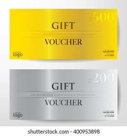 Premium Gift Voucher Template vector illustration eps 10