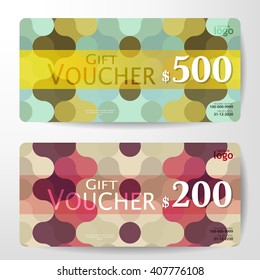 Premium Gift Voucher Template vector illustration eps 10