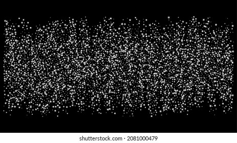 Premium Glamour New Year Christmas Celebration Vector Background. Sparkling Winter Sequins. Gold, Silver Rich Falling Stars Confetti. VIP Gold, Silver Glitter, Sparkles, Gradient Stars Confetti.