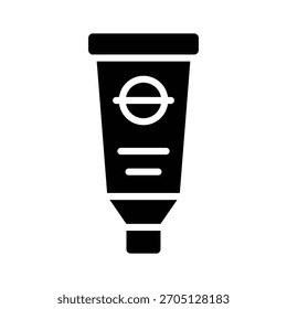 A premium glyph icon of packaged space food