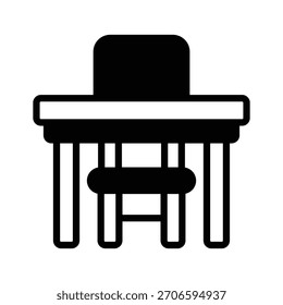 Ein Premium-Symbol einer freigegebenen Klassenzimmertabelle