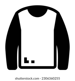 A premium glyph icon of shirt 