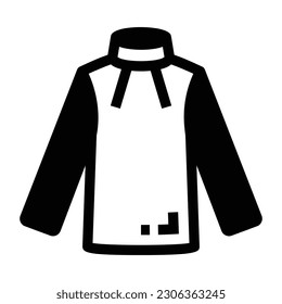 A premium glyph icon of shirt 
