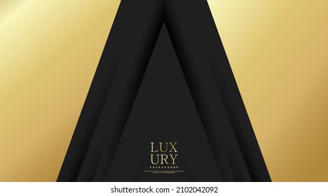 Fondo de oro premium. Patrón de lujo. ilustración vectorial