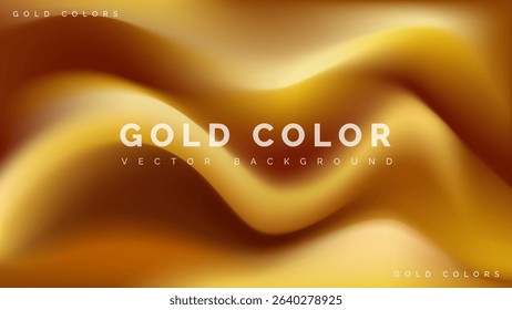 Premium gold foil wave pattern in vector format, great for fashion, beauty, and upscale marketing materials