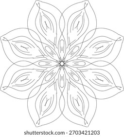 Vetor de decoração de mandala de ouro premium