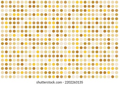 Premium gold polka dot pattern