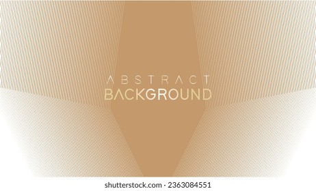 Diseño de fondo dorado premium con rayas abstractas. fondo de lujo