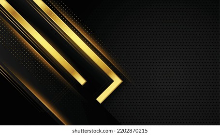 premium golden and black luxury background design