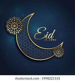 Premium-golden-eid-adha-Festivalhintergrund