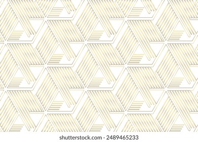 Premium Golden Geometric Pattern Background Art