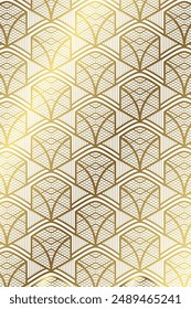 Premium Goldene geometrische Muster Hintergrundkunst