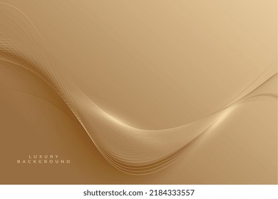 premium golden lines luxury background