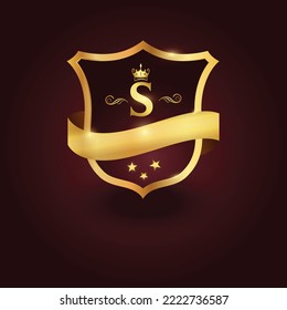 Plantilla de diseño de Escudo de vectores premium
