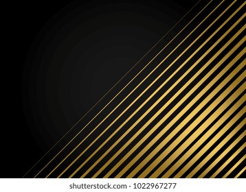 premium golden stripes vector background