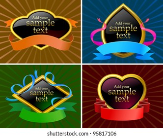 Premium Gold-Framed Labels