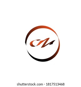 Premium gradation letter Cm initials logo. Universal symbol icon vector design template vector for business and company