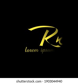 Premium gradation letter Rk initials logo. Universal symbol icon vector design template vector for business and company